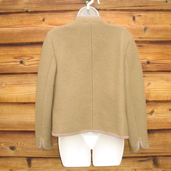 Tan Camel Wool Jacket - Picture 6 of 8